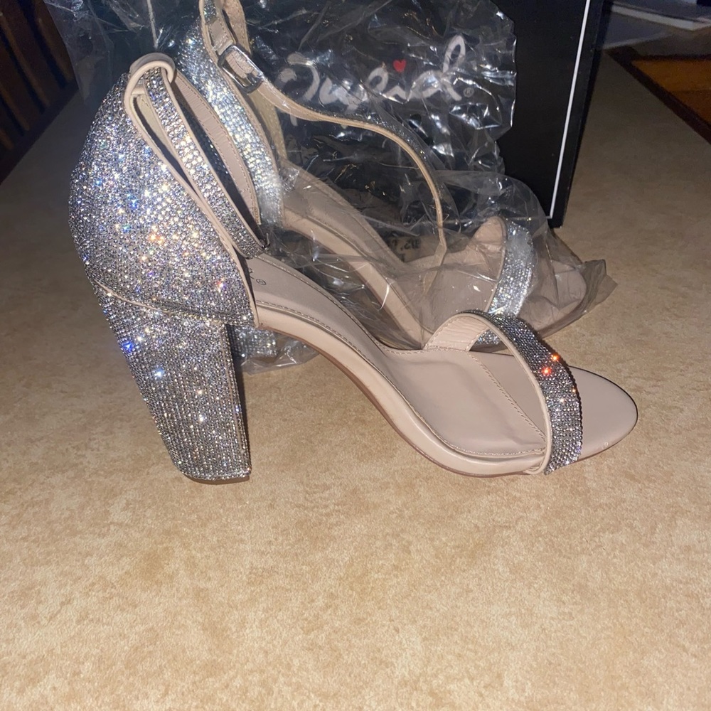 Qupid Bixby Rhinestone heels - Picture 3 of 5